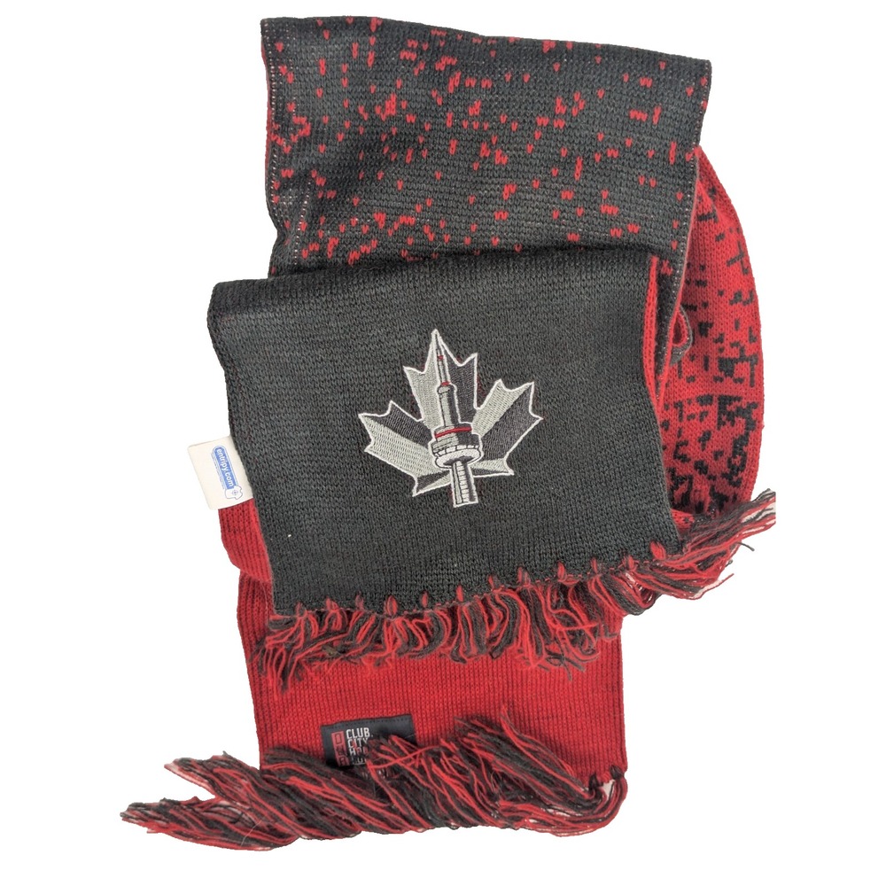Toronto FC Soccer Scarf – MLS‎ Team Fan Gear Red & White TFC Supporters
